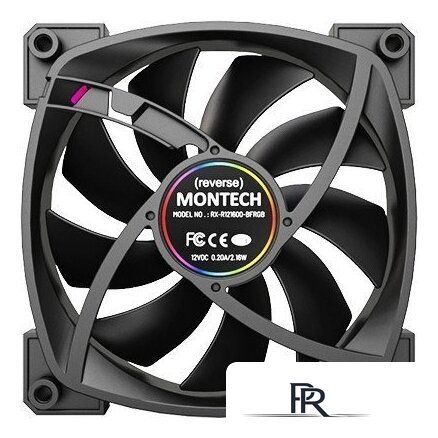 Вентилятор для корпуса Montech RX120 PWM (черный) - Изображение №6 — Интернет-магазин ПроЗаказ