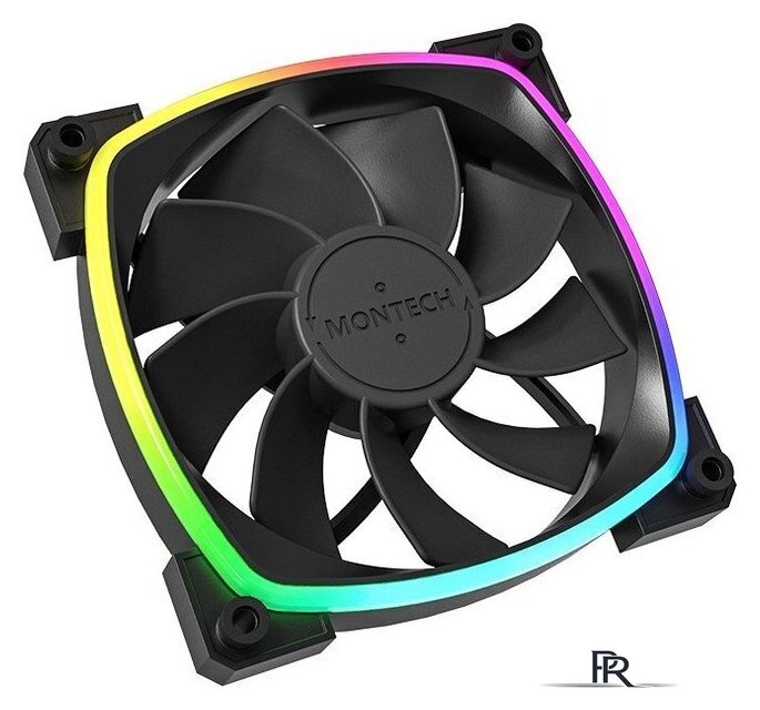 Вентилятор для корпуса Montech RX120 PWM (черный) - Изображение №4 — Интернет-магазин ПроЗаказ