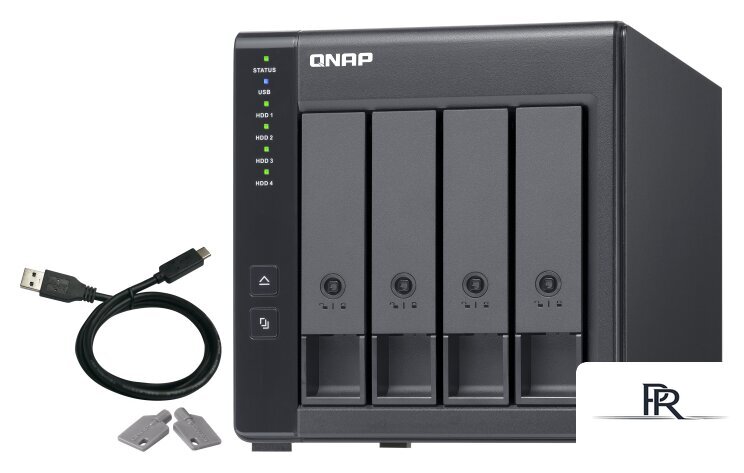 Сетевой накопитель QNAP TR-004 - Изображение №1 — Интернет-магазин ПроЗаказ