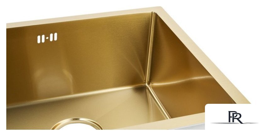 Кухонная мойка ARFEKA ECO AR 450*450 GOLD PVD NANO - Изображение №4 — Интернет-магазин ПроЗаказ