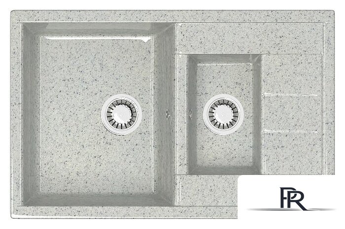Кухонная мойка MARRBAXX Карельский камень модель 210/Q10 F210Q010 (серый/светло-серый) - Изображение №1 — Интернет-магазин ПроЗаказ
