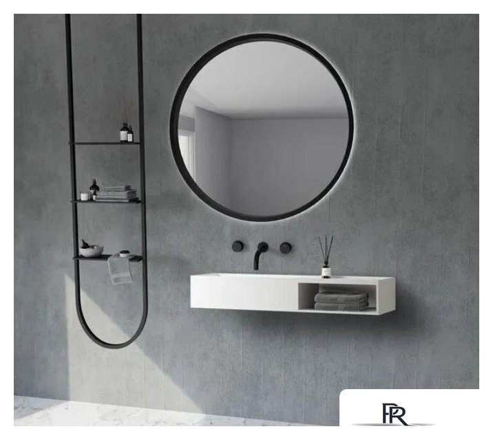  Abber Тумба с умывальником Stein AS2649-1.2 (подвесной, белый матовый) - Изображение №4 — Интернет-магазин ПроЗаказ