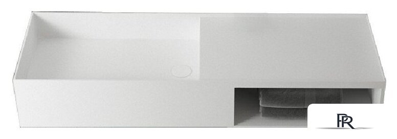  Abber Тумба с умывальником Stein AS2649-1.2 (подвесной, белый матовый) - Изображение №1 — Интернет-магазин ПроЗаказ