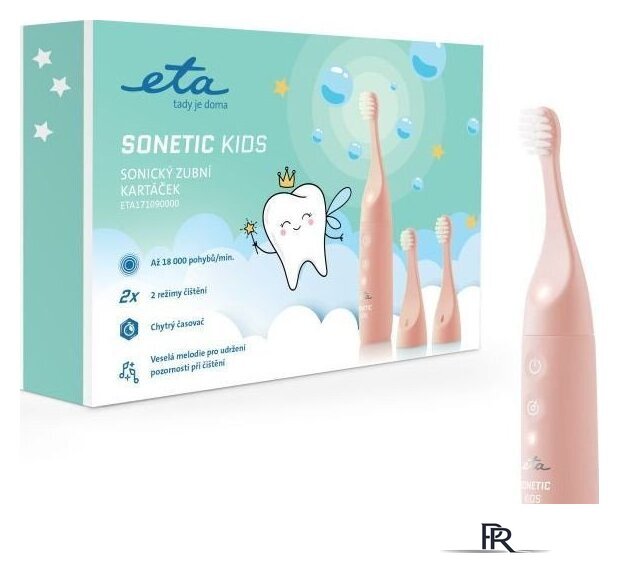 Электрическая зубная щетка ETA Sonetic Kids II pink ETA171090000 - Изображение №3 — Интернет-магазин ПроЗаказ