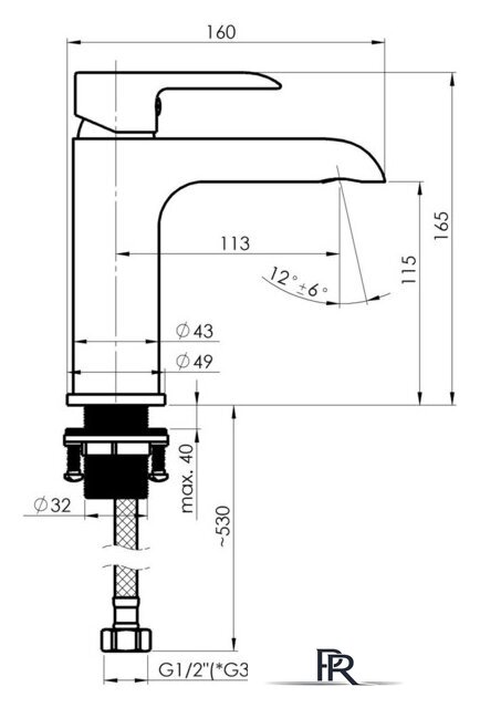 Смеситель Rubineta Ultra-18 N (BK) U80068N - Изображение №5 — Интернет-магазин ПроЗаказ