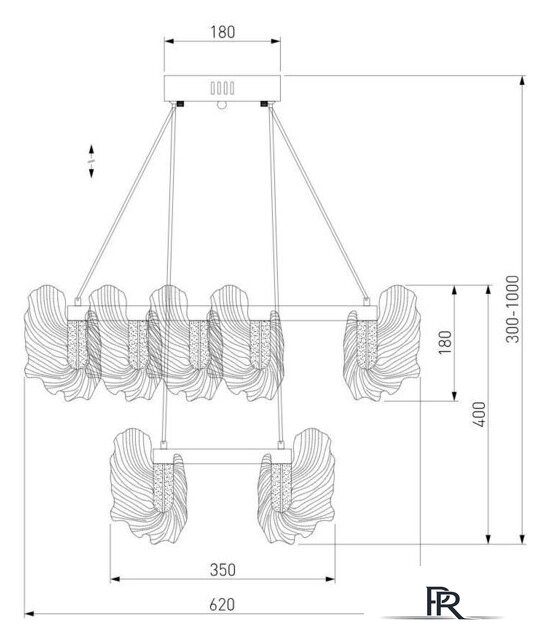 Подвесная люстра Bogate's 90374/2 - Изображение №6 — Интернет-магазин ПроЗаказ