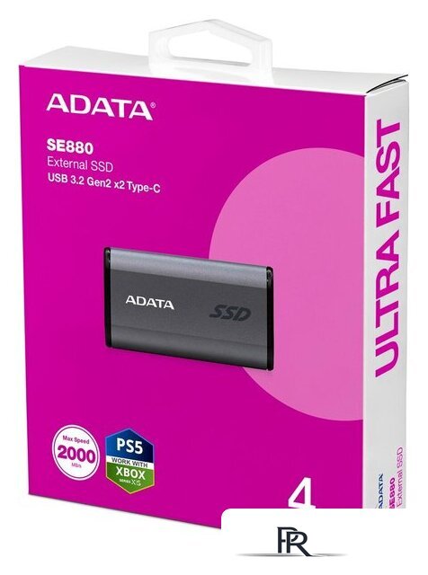 Внешний накопитель ADATA Elite SE880 4TB AELI-SE880-4TCGY - Изображение №5 — Интернет-магазин ПроЗаказ
