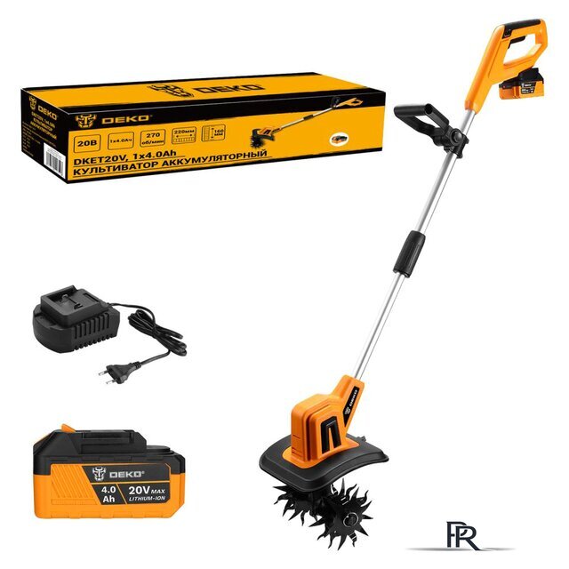 Мотокультиватор аккумуляторный Deko DKET20V 065-1217 (с 1-м АКБ) - Изображение №1 — Интернет-магазин ПроЗаказ