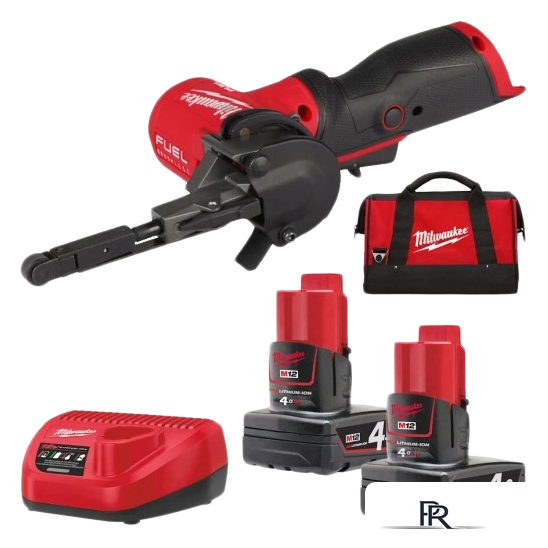 Ленточная шлифмашина Milwaukee M12 Fuel FBFL10-402B (с 2-мя АКБ, сумка) - Изображение №1 — Интернет-магазин ПроЗаказ