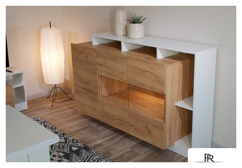 Комод Империал Невио-2 (дуб крафт золотой-белый) - Изображение №2 — Интернет-магазин ПроЗаказ