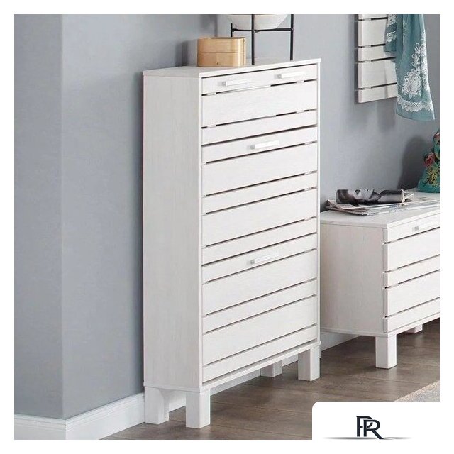 Тумба для обуви Диприз Jossy Д.15021.1 (белый воск) - Изображение №2 — Интернет-магазин ПроЗаказ