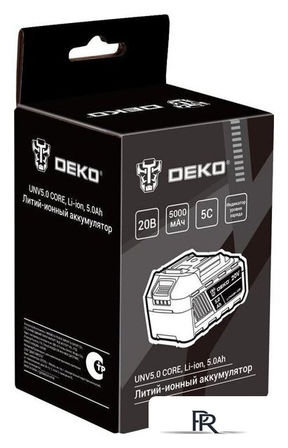 Аккумулятор Deko UNV5.0 CORE 082-1014 (20В/5 Ач) - Изображение №6 — Интернет-магазин ПроЗаказ