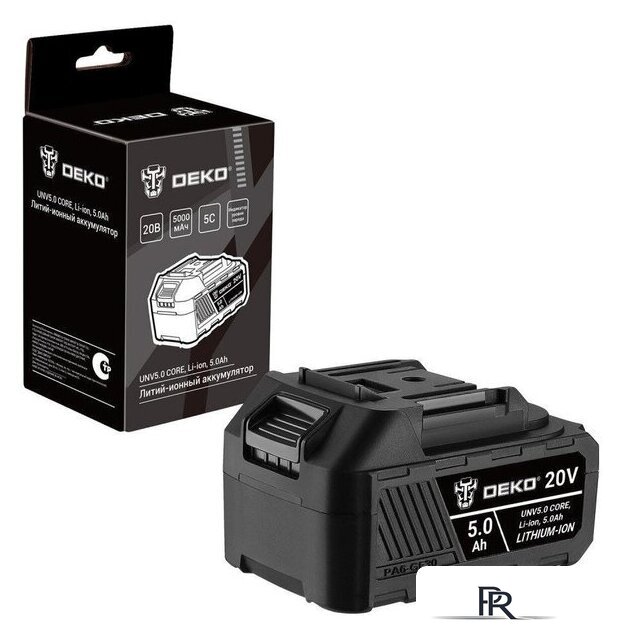 Аккумулятор Deko UNV5.0 CORE 082-1014 (20В/5 Ач) - Изображение №1 — Интернет-магазин ПроЗаказ