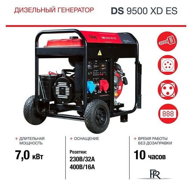 Дизельный генератор Fubag DS 9500 XD ES - Изображение №6 — Интернет-магазин ПроЗаказ