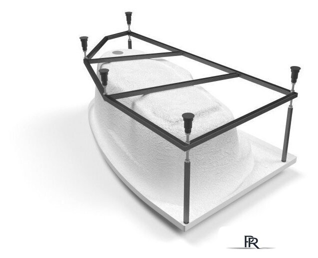 Ванна Cersanit Joanna 160x95 R WA-JOANNA-160-R (с каркасом) - Изображение №6 — Интернет-магазин ПроЗаказ