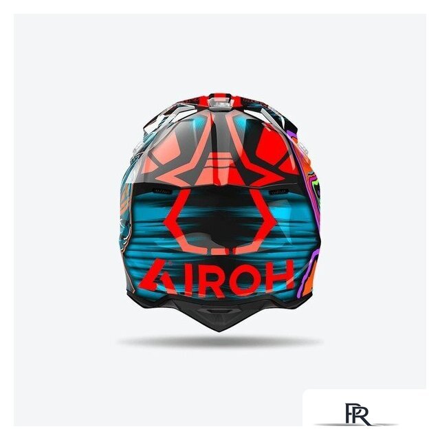 Мотошлем Airoh WRAAAP Cyber WRC32-XXS (XXS, оранжевый глянец) - Изображение №3 — Интернет-магазин ПроЗаказ