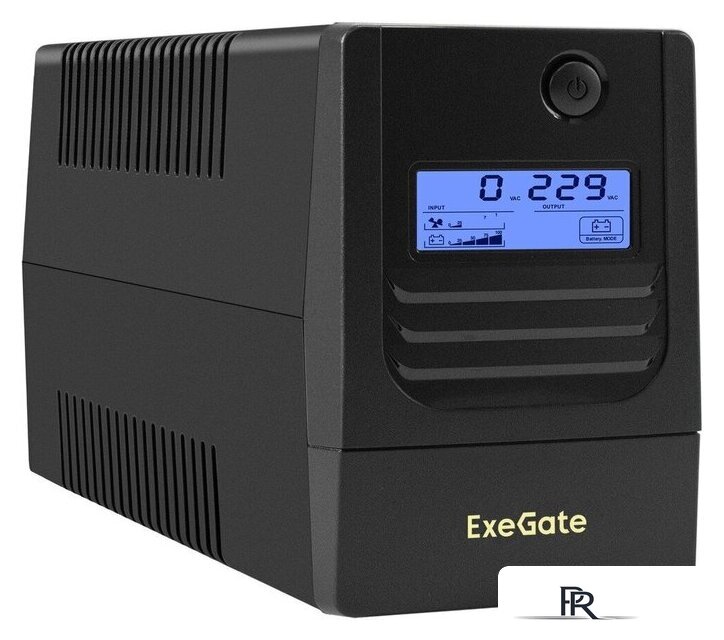 Источник бесперебойного питания ExeGate Smart LB-650.LCD.AVR.2SH.USB - Изображение №1 — Интернет-магазин ПроЗаказ