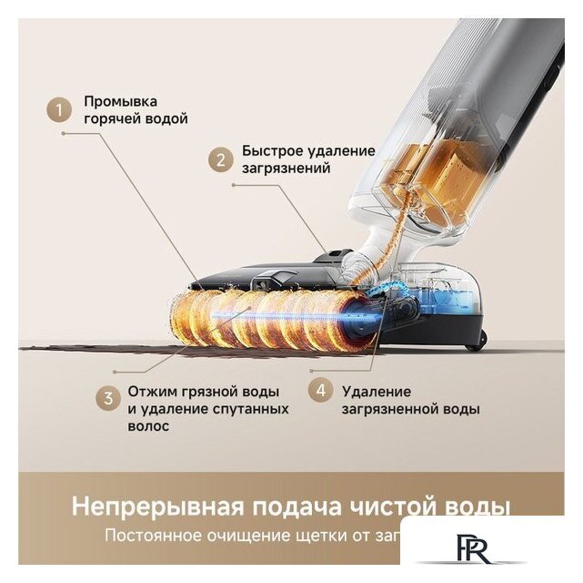 Вертикальный моющий пылесос Trouver Wet and Dry Vacuum X4 Pro - Изображение №19 — Интернет-магазин ПроЗаказ