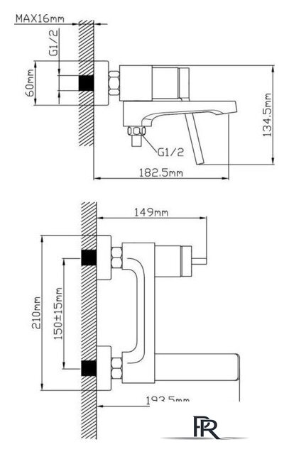 Смеситель Econoce D35 730 EC0732BL (черный) - Изображение №3 — Интернет-магазин ПроЗаказ