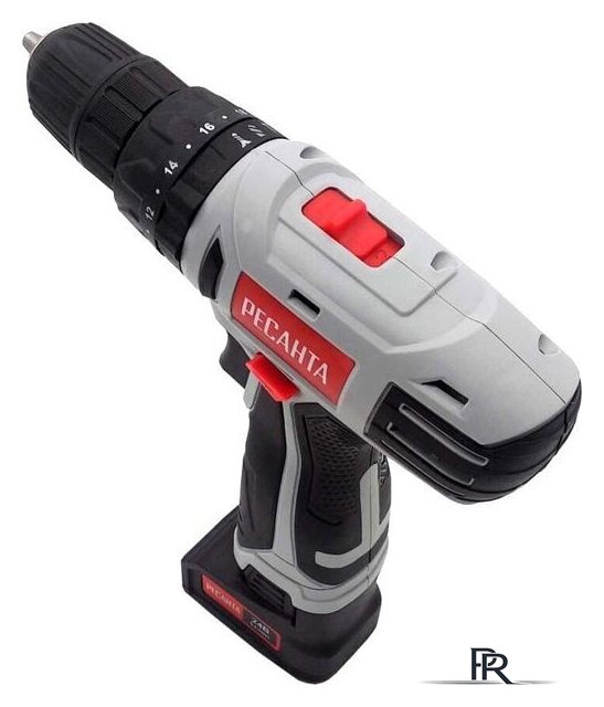 Ударная дрель-шуруповерт Ресанта ДА-24-2ЛК-У (с 2-мя АКБ, кейс) - Изображение №3 — Интернет-магазин ПроЗаказ