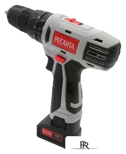 Ударная дрель-шуруповерт Ресанта ДА-24-2ЛК-У (с 2-мя АКБ, кейс) - Изображение №1 — Интернет-магазин ПроЗаказ