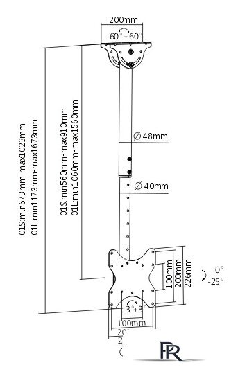 Кронштейн для телевизора Arm Media LCD-1600 - Изображение №2 — Интернет-магазин ПроЗаказ