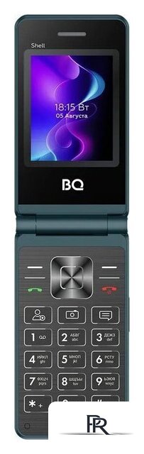 Кнопочный телефон BQ BQ-2411 Shell (бирюзовый) - Изображение №2 — Интернет-магазин ПроЗаказ