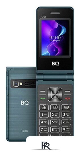 Кнопочный телефон BQ BQ-2411 Shell (бирюзовый) - Изображение №1 — Интернет-магазин ПроЗаказ