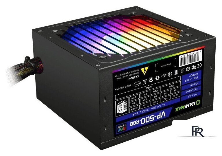 Блок питания GameMax VP-500-RGB - Изображение №1 — Интернет-магазин ПроЗаказ