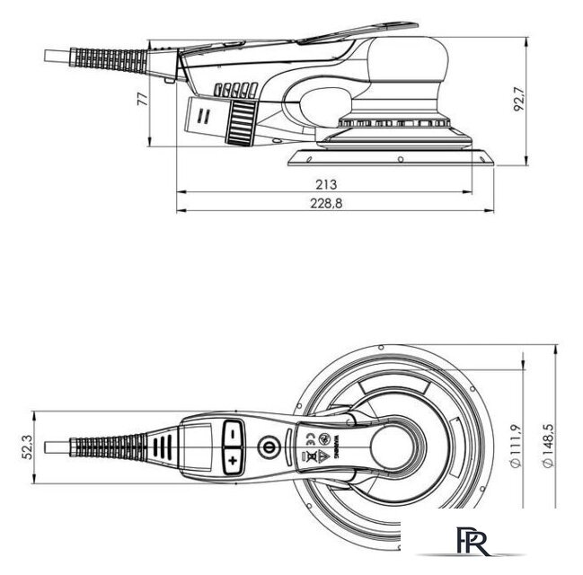 Эксцентриковая шлифмашина Metabo SXE 150-5.0 BL 615050000 - Изображение №4 — Интернет-магазин ПроЗаказ