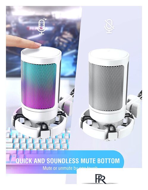 Проводной микрофон FIFINE A6V (белый) - Изображение №2 — Интернет-магазин ПроЗаказ