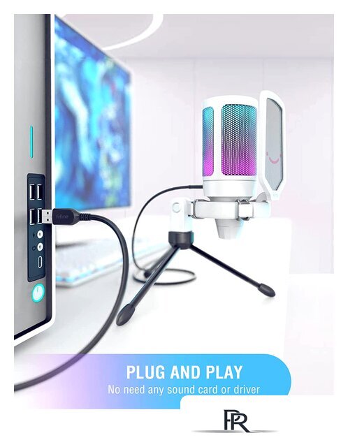 Проводной микрофон FIFINE A6V (белый) - Изображение №5 — Интернет-магазин ПроЗаказ