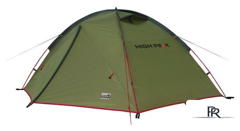 Треккинговая палатка High Peak Woodpecker 3 10194 (зеленый) - Изображение №3 — Интернет-магазин ПроЗаказ