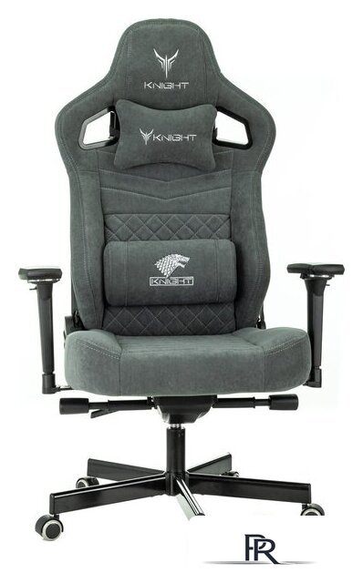 Игровое (геймерское) кресло Knight Hunter (серый Alfa 44) - Изображение №15 — Интернет-магазин ПроЗаказ