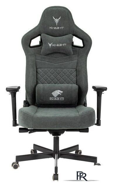 Игровое (геймерское) кресло Knight Hunter (серый Alfa 44) - Изображение №2 — Интернет-магазин ПроЗаказ