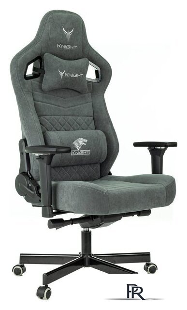 Игровое (геймерское) кресло Knight Hunter (серый Alfa 44) - Изображение №14 — Интернет-магазин ПроЗаказ