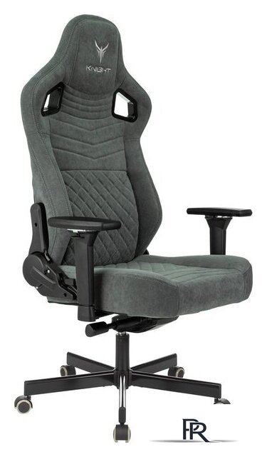 Игровое (геймерское) кресло Knight Hunter (серый Alfa 44) - Изображение №9 — Интернет-магазин ПроЗаказ