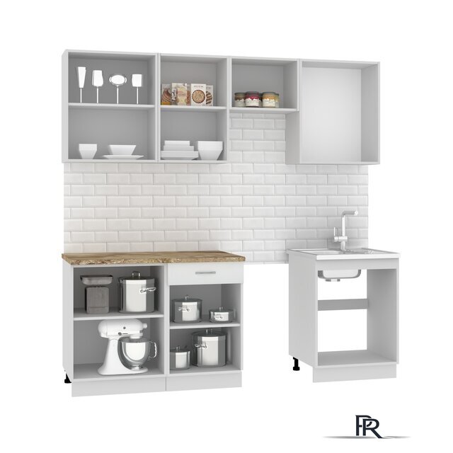 Готовая кухня Mio Tesoro Экстра-лайт 2.2 (белый/мадрид) - Изображение №3 — Интернет-магазин ПроЗаказ