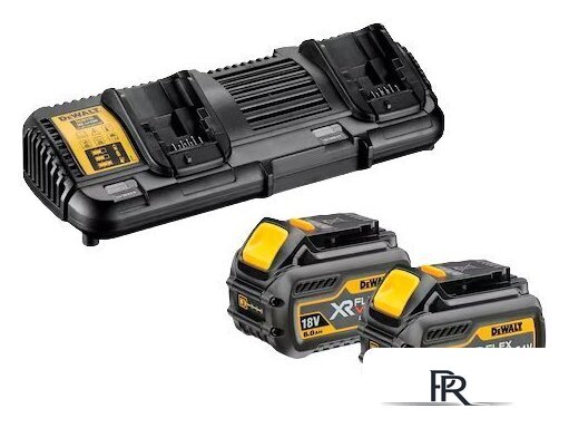 Аккумулятор с зарядным устройством DeWalt DCB132T2 (18В/2x6 Ач) - Изображение №1 — Интернет-магазин ПроЗаказ