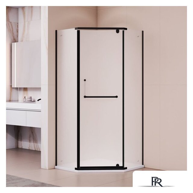 Душевой уголок RGW PA-081B 35088100-24 (черный/матовое стекло) - Изображение №1 — Интернет-магазин ПроЗаказ