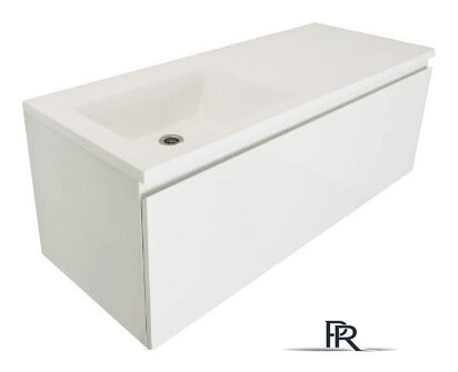  Эстет Тумба Dallas Luxe ФР-00002925 с умывальником Dallas 140 (правая) - Изображение №1 — Интернет-магазин ПроЗаказ