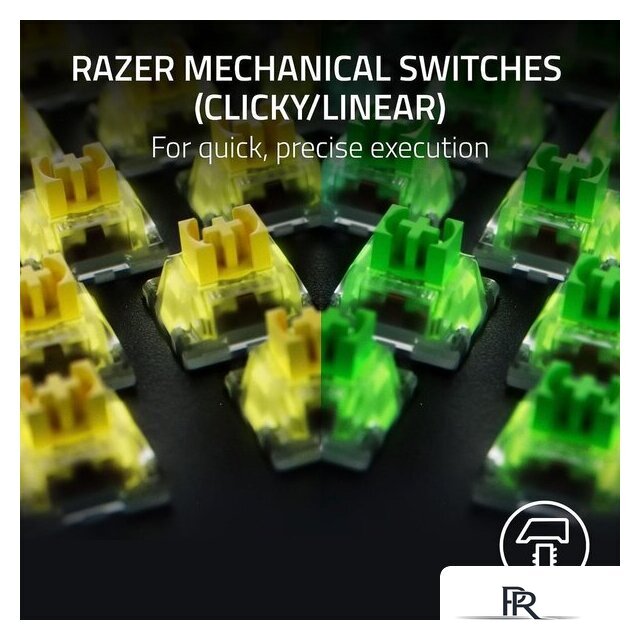 Клавиатура Razer BlackWidow V4 (Razer Yellow, нет кириллицы) - Изображение №7 — Интернет-магазин ПроЗаказ