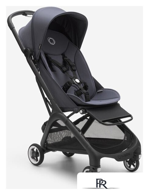 Коляска прогулочная «книга» Bugaboo Butterfly (black/stormy blue) - Изображение №1 — Интернет-магазин ПроЗаказ