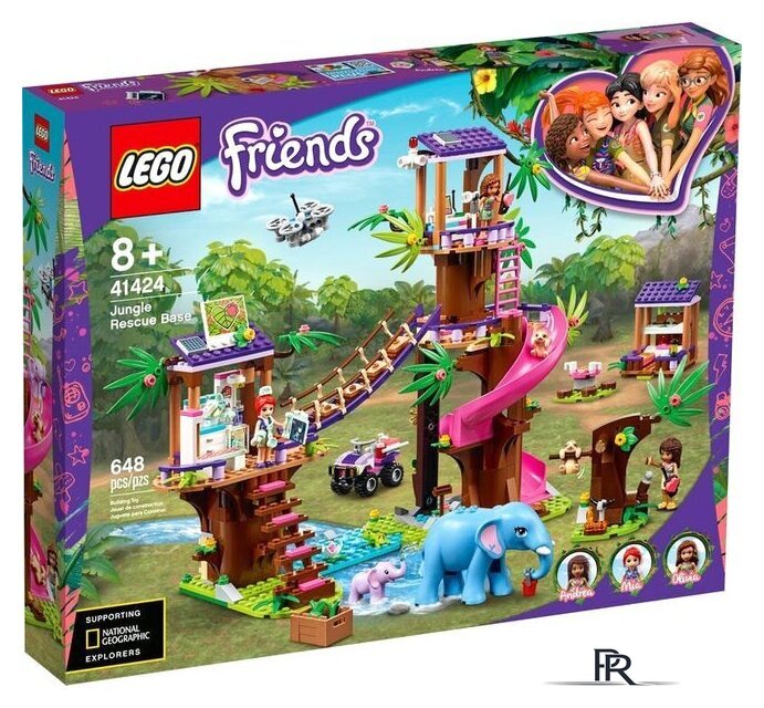 Конструктор LEGO Friends 41424 Джунгли: штаб спасателей - Изображение №1 — Интернет-магазин ПроЗаказ