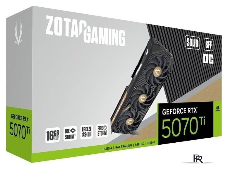 Видеокарта ZOTAC Gaming GeForce RTX 5070 Ti Solid SFF OC ZT-B50710J3-10P - Изображение №7 — Интернет-магазин ПроЗаказ