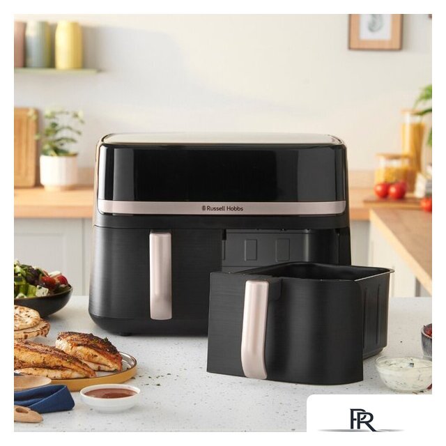 Аэрогриль (аэрофритюрница) Russell Hobbs Satis Fry DualBaske 27680-56 - Изображение №3 — Интернет-магазин ПроЗаказ