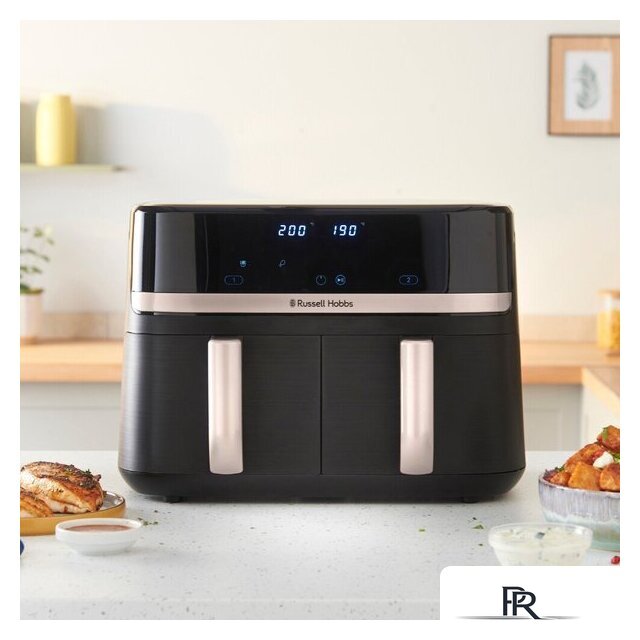 Аэрогриль (аэрофритюрница) Russell Hobbs Satis Fry DualBaske 27680-56 - Изображение №2 — Интернет-магазин ПроЗаказ