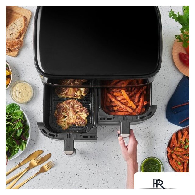 Аэрогриль (аэрофритюрница) Russell Hobbs Satis Fry DualBaske 27680-56 - Изображение №6 — Интернет-магазин ПроЗаказ