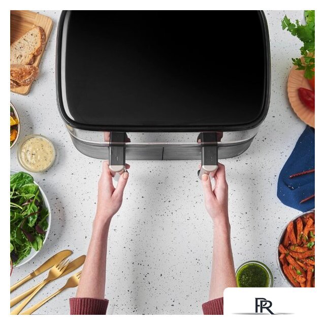 Аэрогриль (аэрофритюрница) Russell Hobbs Satis Fry DualBaske 27680-56 - Изображение №7 — Интернет-магазин ПроЗаказ