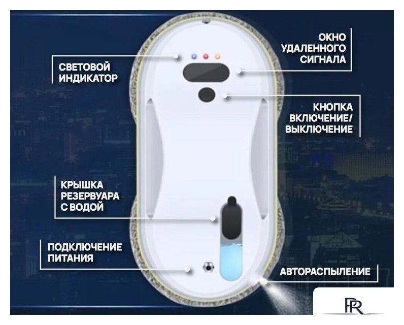 Робот для мытья окон Vivaris VR W15S - Изображение №3 — Интернет-магазин ПроЗаказ